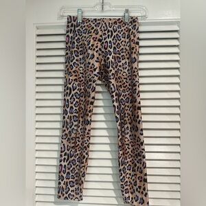 Pre loved Terez animal print 3/4 girl leggings
